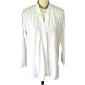 Helmut Lang with long sleeve button-down poet blouse size M